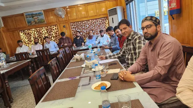 Executive members at a round table