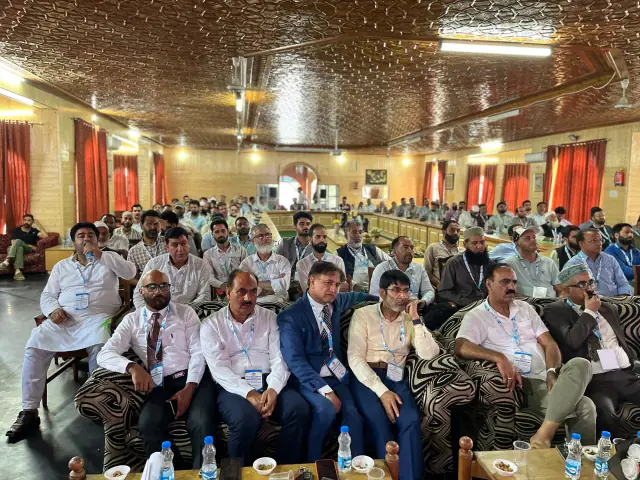 Members seated at a general body meeting